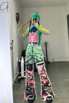 WINDOWSEN Full Print Flared Pants SS22P011MT